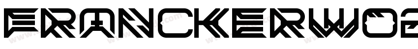 FranckerW02字体转换