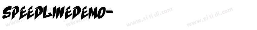 SpeedLineDEMO字体转换