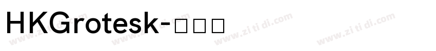 HKGrotesk字体转换