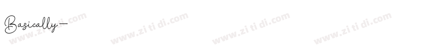 Basically字体转换