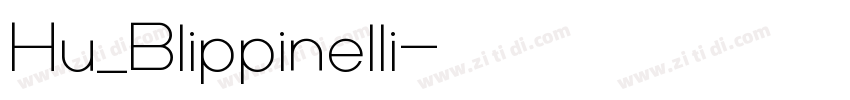 Hu_Blippinelli字体转换