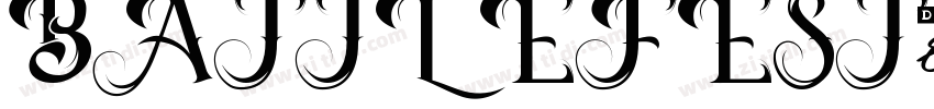 BATTLEFEST字体转换