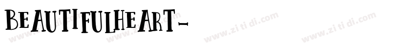 beautifulheart字体转换