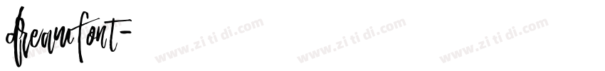 dreamfont字体转换