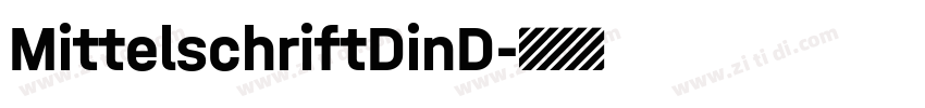 MittelschriftDinD字体转换