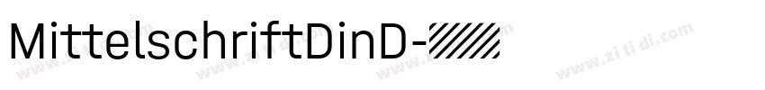 MittelschriftDinD字体转换