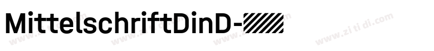 MittelschriftDinD字体转换