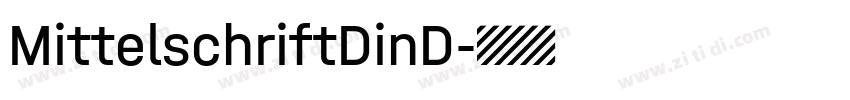MittelschriftDinD字体转换