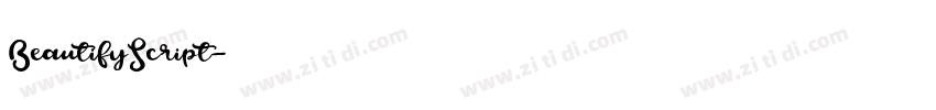 BeautifyScript字体转换