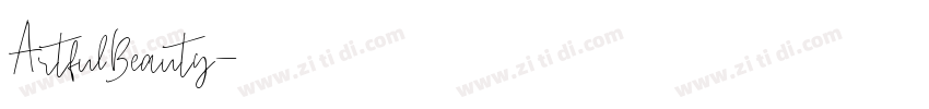 ArtfulBeauty字体转换