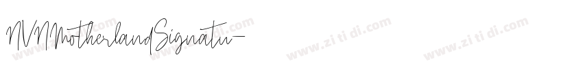 NVNMotherlandSignatu字体转换