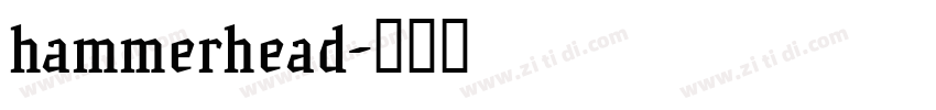 hammerhead字体转换