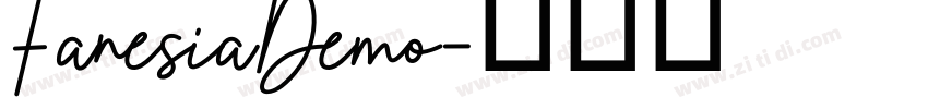 FanesiaDemo字体转换
