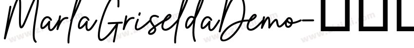 MarlaGriseldaDemo字体转换