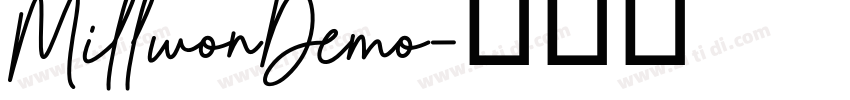MillwonDemo字体转换