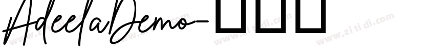 AdeelaDemo字体转换