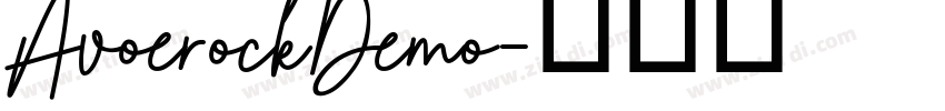 AvoerockDemo字体转换 AvoerockDemo字体转换