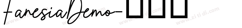 FanesiaDemo字体转换