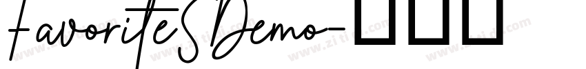 FavoriteSDemo字体转换