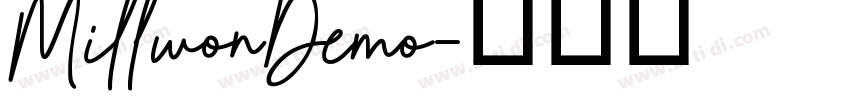 MillwonDemo字体转换