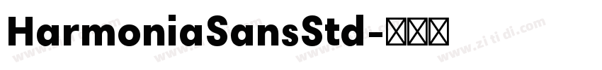 HarmoniaSansStd字体转换