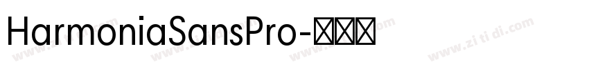 HarmoniaSansPro字体转换