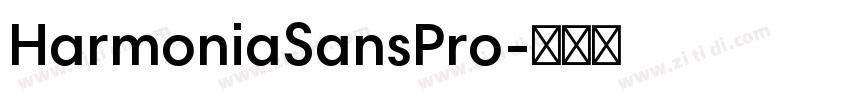 HarmoniaSansPro字体转换
