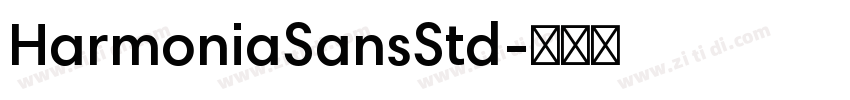 HarmoniaSansStd字体转换