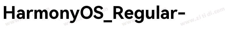 HarmonyOS_Regular字体转换 HarmonyOS_Regular字体转换