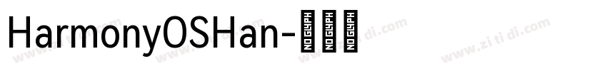 HarmonyOSHan字体转换