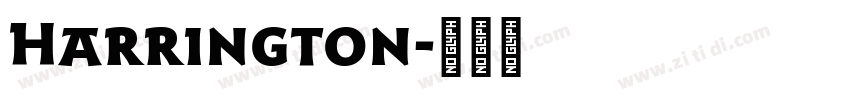 Harrington字体转换