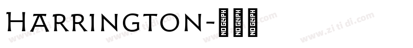 Harrington字体转换