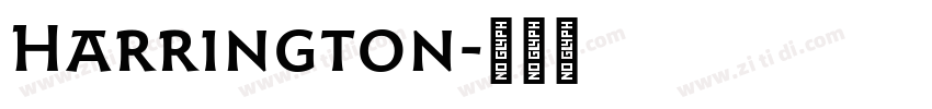 Harrington字体转换