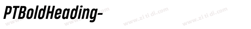 PTBoldHeading字体转换 PTBoldHeading字体转换