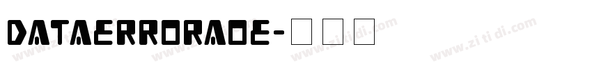 DataErrorAOE字体转换