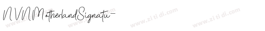 NVNMotherlandSignatu字体转换