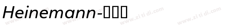 Heinemann字体转换