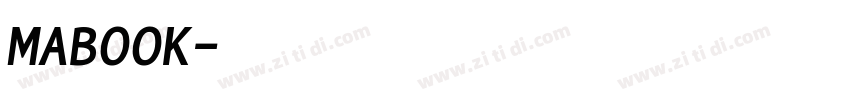 MABOOK字体转换