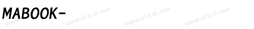 MABOOK字体转换