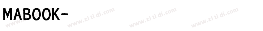 MABOOK字体转换