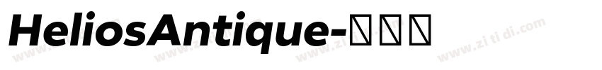 HeliosAntique字体转换