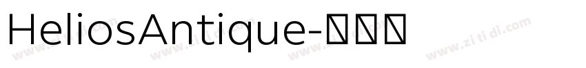 HeliosAntique字体转换