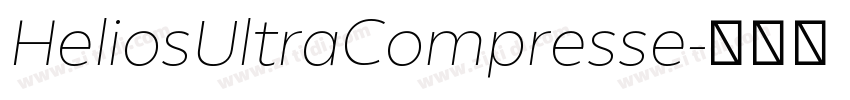HeliosUltraCompresse字体转换