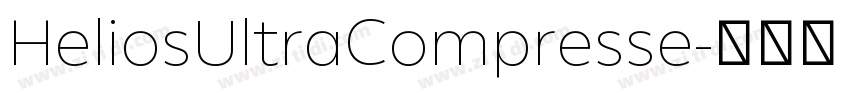 HeliosUltraCompresse字体转换