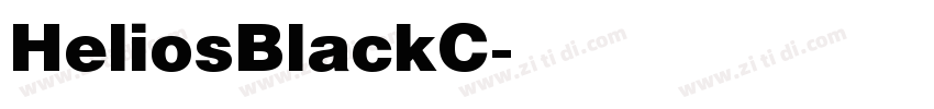 HeliosBlackC字体转换 HeliosBlackC字体转换