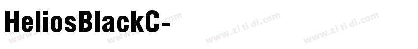 HeliosBlackC字体转换 HeliosBlackC字体转换