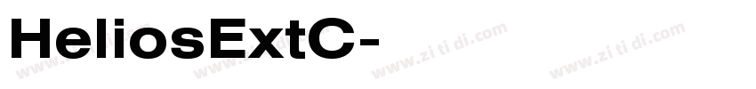 HeliosExtC字体转换