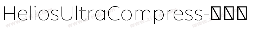HeliosUltraCompress字体转换