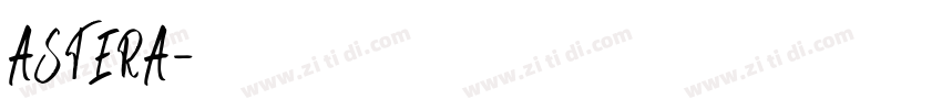 ASTERA字体转换