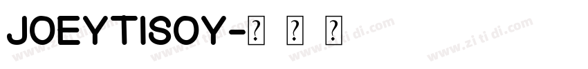 joeytisoy字体转换